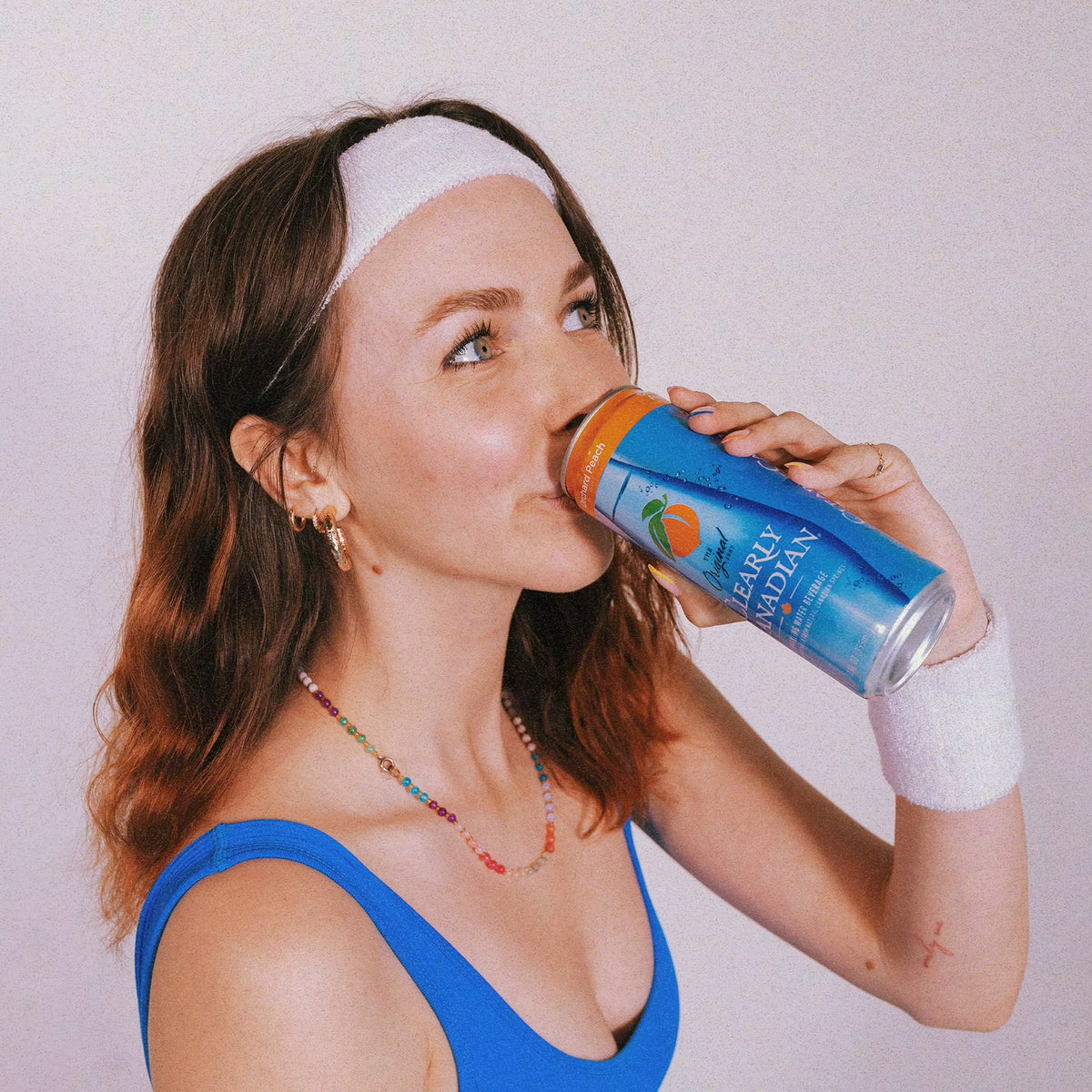 Sparkling Water Beverage, | Peach Flavor| 12 fl oz (355ml), Made with Water from Natural Canadian Springs (12 cans x 12 FL OZ)