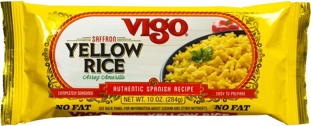 Vigo (12 pack) Authentic Saffron Yellow Rice, Low Fat