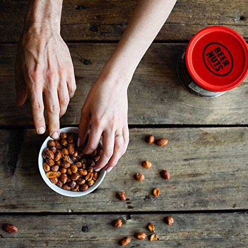 BEER NUTS (3 pack) Original Peanuts - Sweet & Salty Bar Nuts - Gluten Free, Kosher, Low Sodium