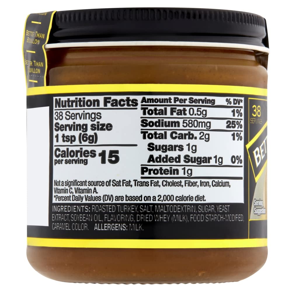 Better Than Bouillon Vegetarian No Chicken Base, Made with Seasoned Vegetables, Certified Vegan, Makes 9.5 Quarts of Broth 8 Ounces