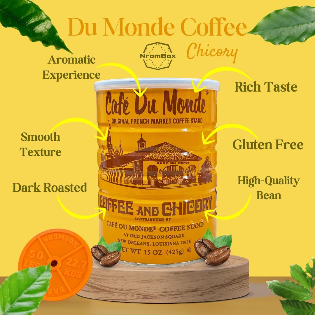 Cafe Du Mond Coffee and Chickory, 15 Ounce