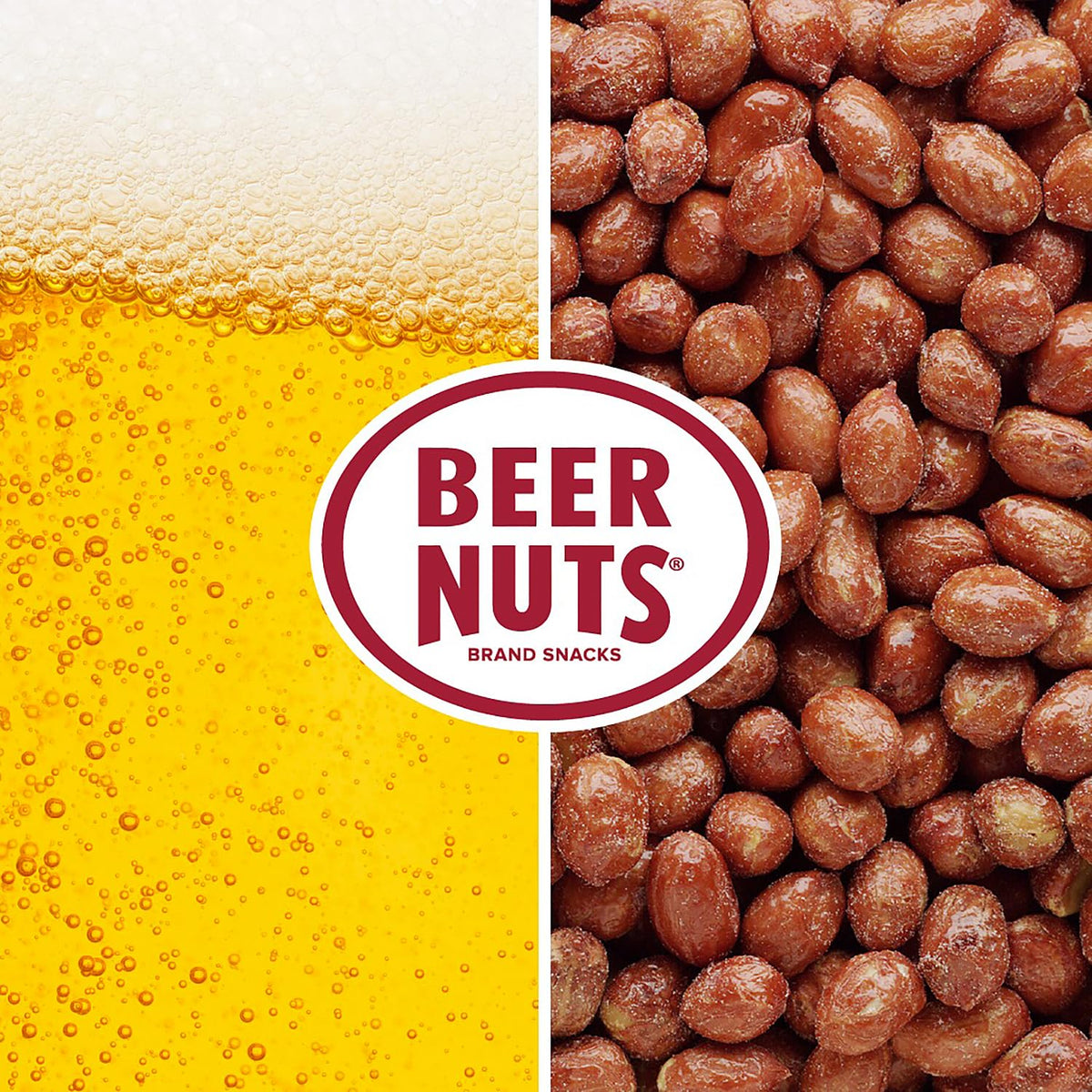 BEER NUTS (3 pack) Original Peanuts - Sweet & Salty Bar Nuts - Gluten Free, Kosher, Low Sodium