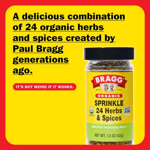 Bragg Sprinkle Herbs and Spices - Salt Free Seasoning, 1.5oz, Single