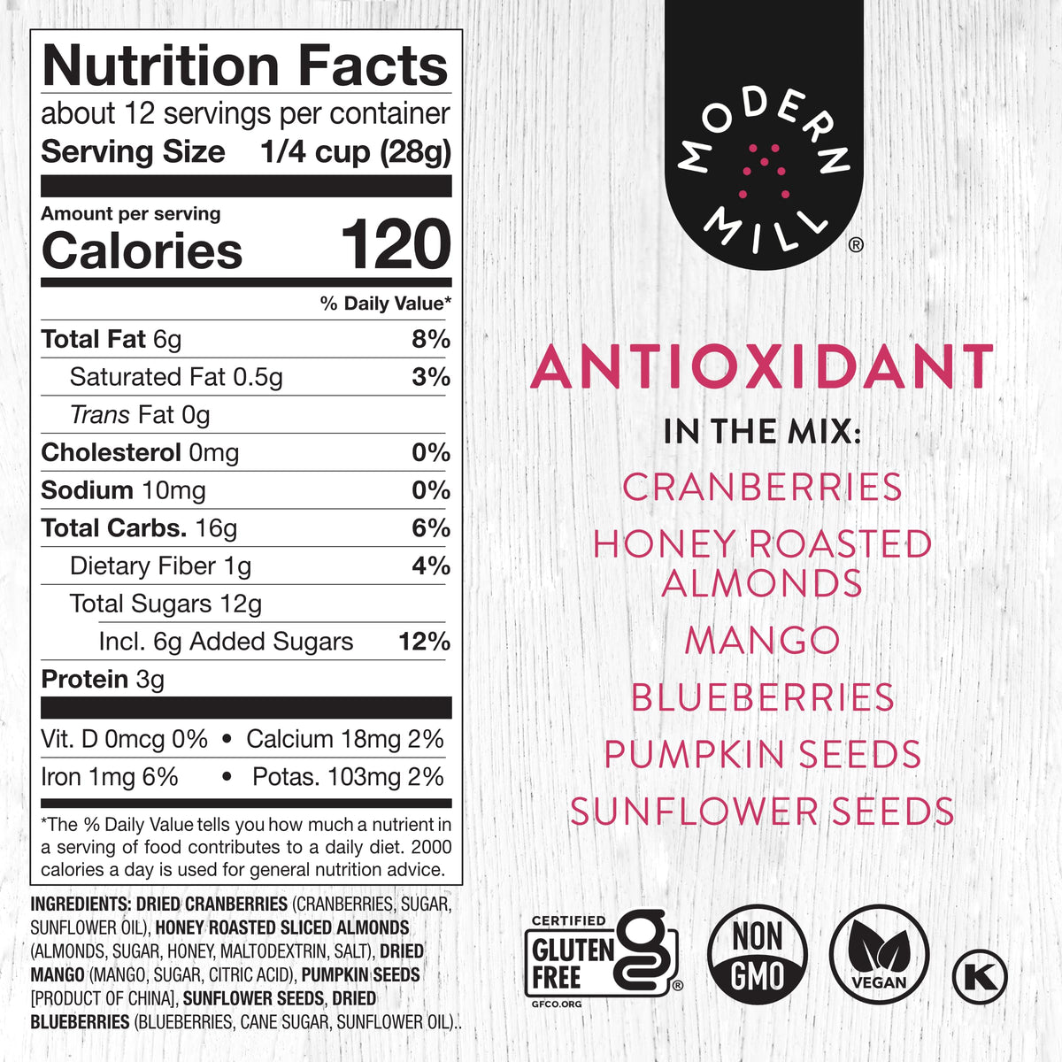 Modern Mill Gourmet Nut Salad Topper, Gluten Free, Kosher, Vegan