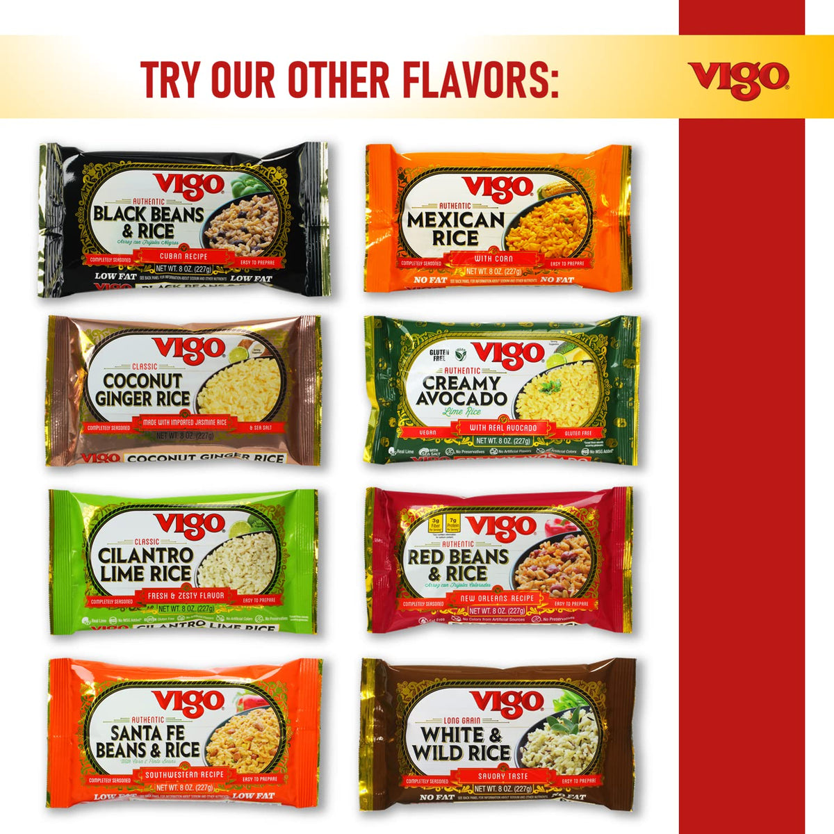 Vigo (12 pack) Authentic Saffron Yellow Rice, Low Fat