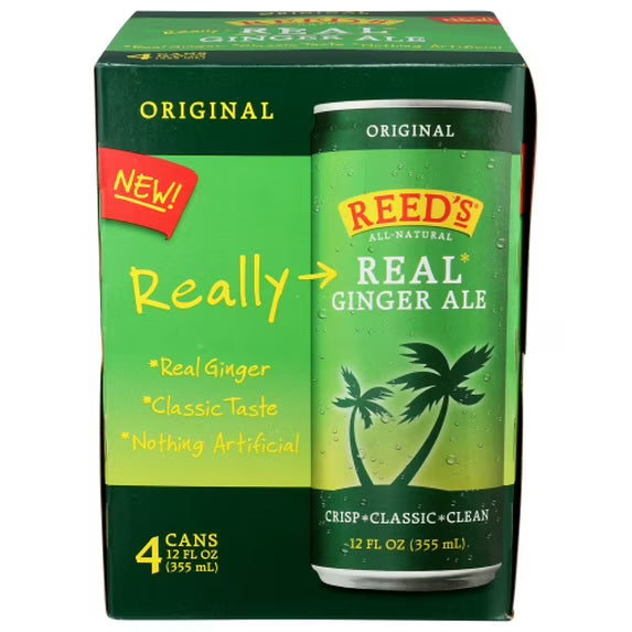 Reeds Soda Ginger Ale 48 Fo (24pack)