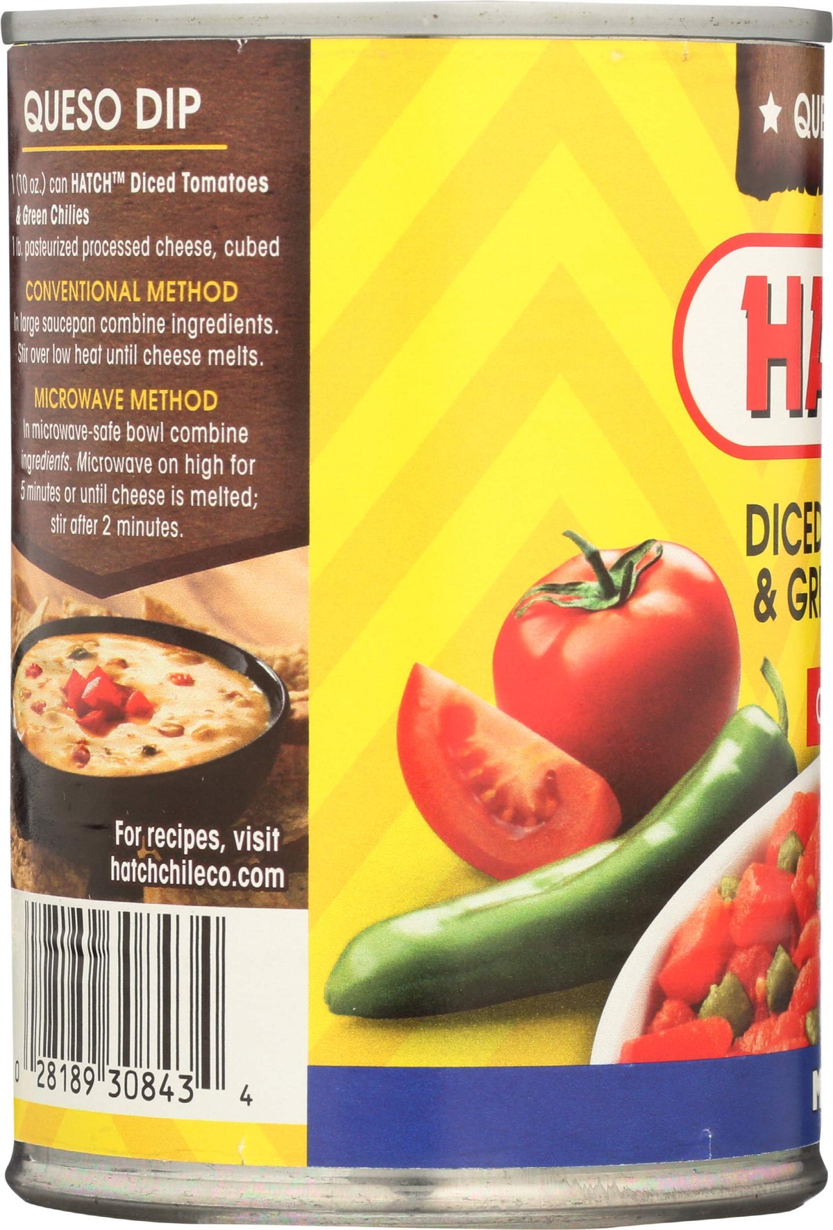 Hatch Tomatoes Diced with Green Chilies, Medium, 10-Ounce (Pack of 12)