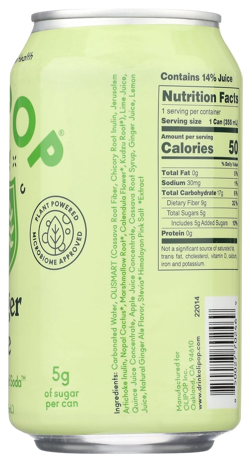 Prebiotic Soda Peaches & Cream, Tropical Punch, Strawberry Vanilla, Watermelon Lime, Prebiotic Soft Drinks, Supports Digestive Health & Gut Health, Plant Fiber, Low Calorie, Low Sugar, Vegan | 12 oz | 6-Pack| bundled by OMNICOAST GOODS, OCG.