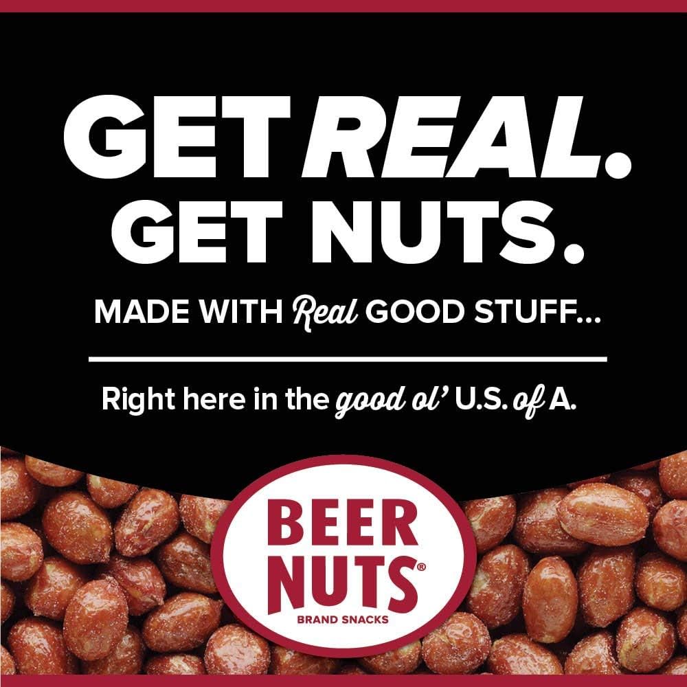 BEER NUTS (3 pack) Original Peanuts - Sweet & Salty Bar Nuts - Gluten Free, Kosher, Low Sodium