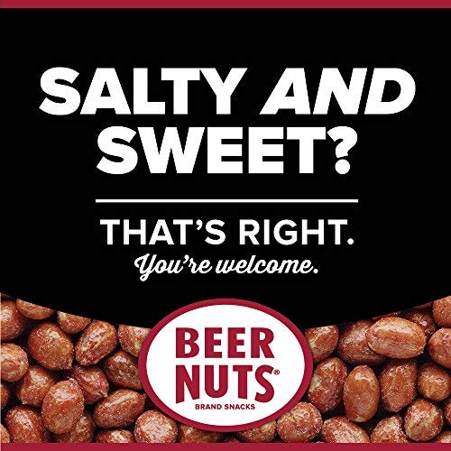 BEER NUTS (3 pack) Original Peanuts - Sweet & Salty Bar Nuts - Gluten Free, Kosher, Low Sodium