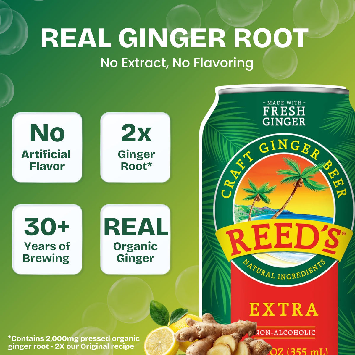 Reed's Real Ginger Ale Beer