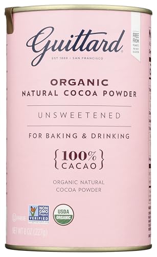 GUITTARD Organic Cocoa Powder, 8 OZ