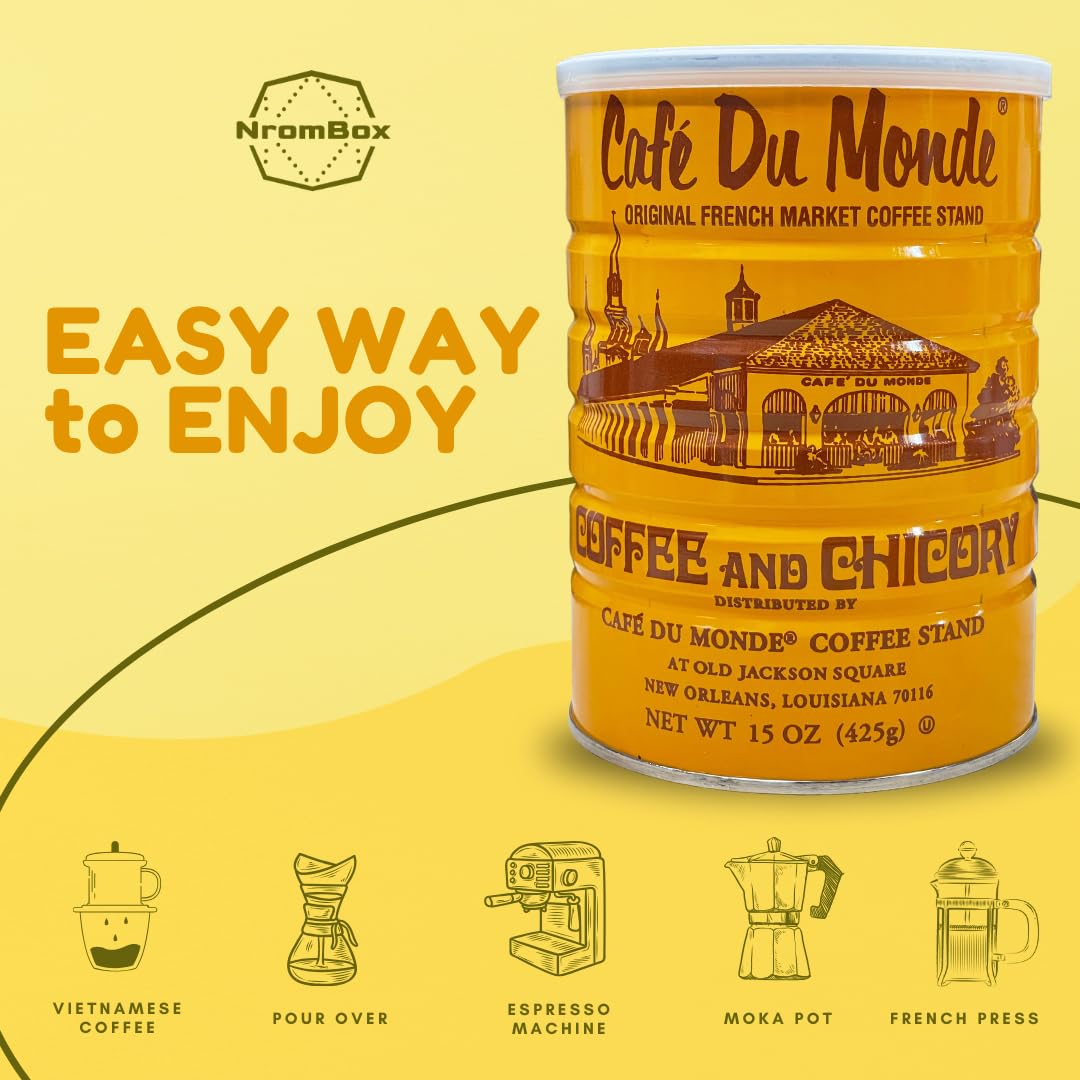Cafe Du Mond Coffee and Chickory, 15 Ounce