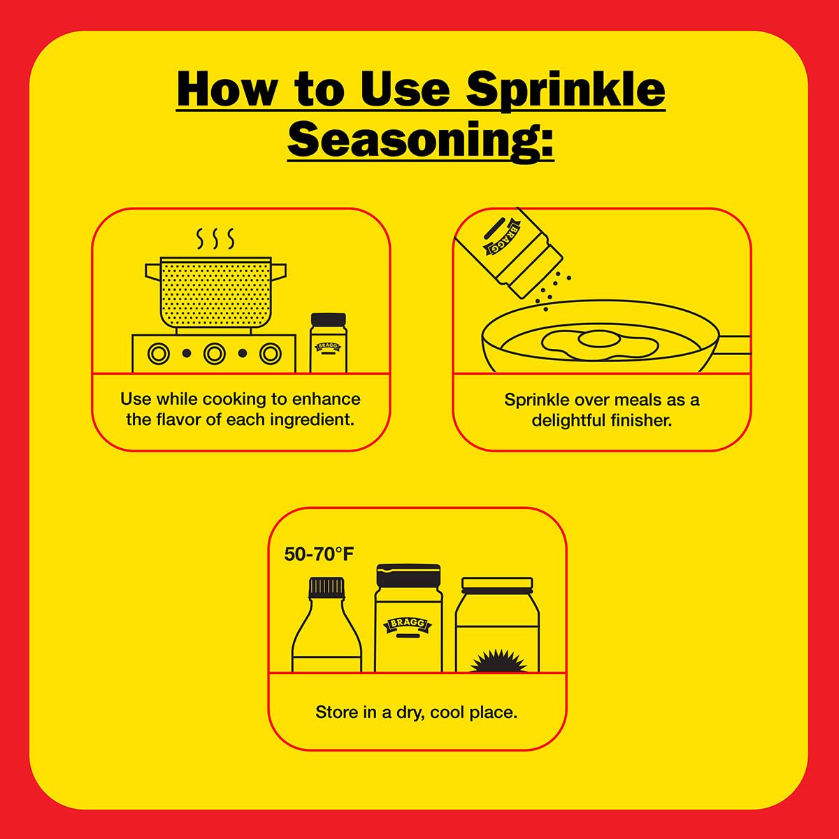 Bragg Sprinkle Herbs and Spices - Salt Free Seasoning, 1.5oz, Single