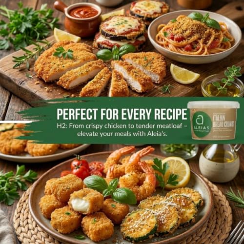 ALEIAS GLUTEN FREE BAKERY Italian Bread Crumbs, 13 OZ